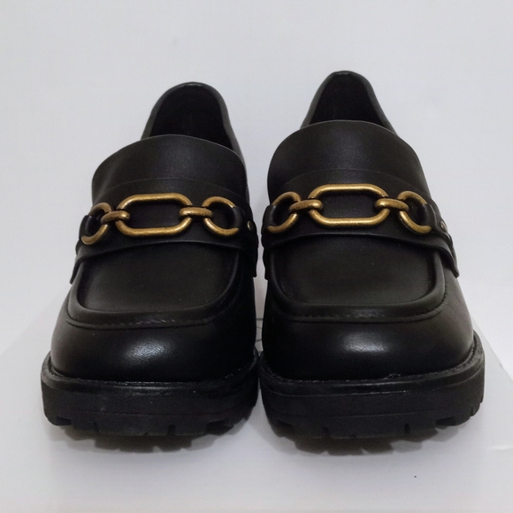Cliffs by White Mountain Black Loafers with Gold Accent - Picture 15 of 16